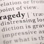 Aftermath of New Year’s Tragedy: How One Street Seeks Safety and Healing Dictionary page showing the word tragedy definition