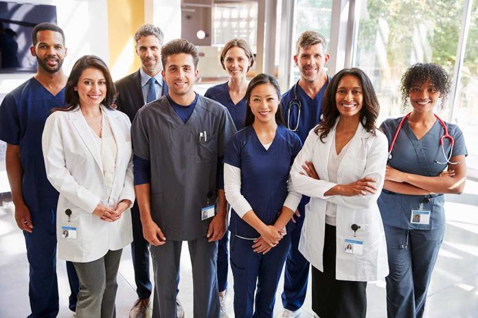 1133218364 featured image Group of medical professionals in a hospital setting.