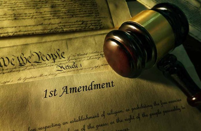 1187197336 featured image Gavel resting on First Amendment document background