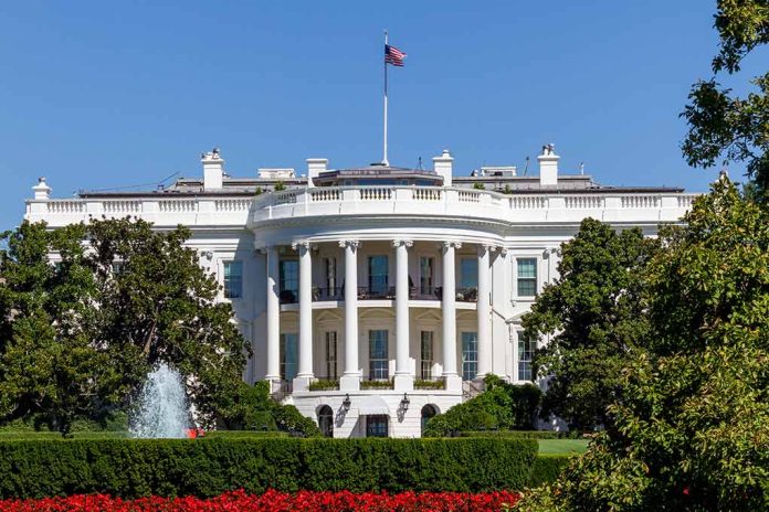 1811895334 featured image White House with American flag and garden