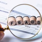 The Secret Mechanics Behind Tariff Scam Operations Revealed Magnifying glass showing FRAUD on an invoice