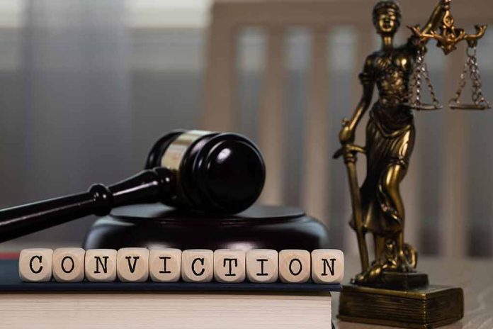Gavel wooden blocks conviction lady statue scales justice