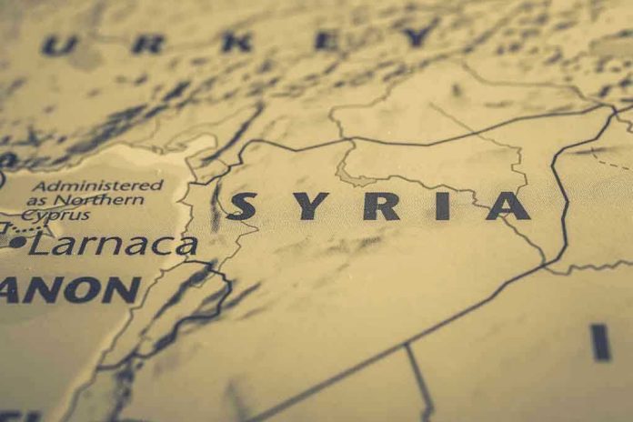 1061143019 Map showing Syria and surrounding regions