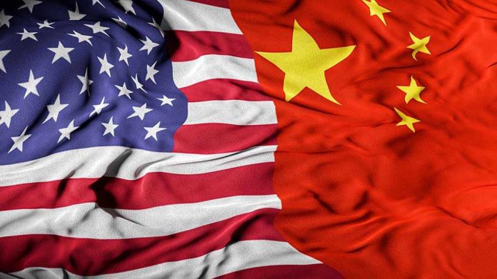 1831548649 United States flag merged with China flag