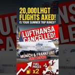 Lufthansa Slashes 20,000 Flights FAST