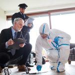 JUDGE SMACKS DOWN Cops — Key Evidence TOSS! Forensic team examining evidence at a crime scene indoors.