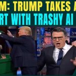 SHOCKING VIDEO: Trump TOSSES Stephen Colbert In Dumpster Before YMCA Dance In HUMILIATING AI Video