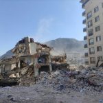 Beirut BLASTED After Ceasefire Push — WHO REALLY Broke It Collapsed building surrounded by debris and mountains