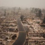 MAYOR’S BROTHER Sues The City — Ex-Fire Chief Claims COVER-UP Aerial view of town destroyed by wildfire