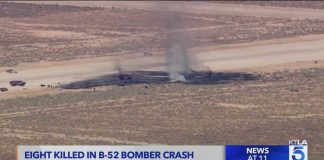 AGING BOMBER Explodes — HORRIFIC Details 8 killed in B-52 Bomber crash at Edwards Air Force Base