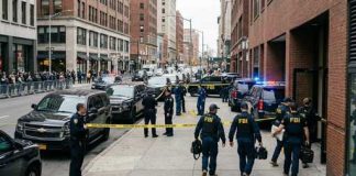 FBI Swarms DEMOCRAT HUB — Why Now? FBI agents conducting an operation at a city street crime scene