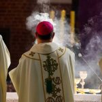Rome’s Rule TESTED — Celibacy Crack WIDENS Clergy in ornate vestments during a church service with incense smoke