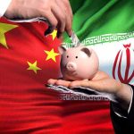 PROOF — China bankrolls IRAN’S War Machine Piggy bank with money against China and Iran flags