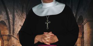 Faith On TRIAL — Jail If Nuns REFUSE? Nun in black habit with folded hands