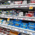 RELIEF! — New FDA Pain Pill JUST APPROVED Pharmacy shelf with over-the-counter pain relievers