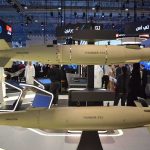 MASSIVE BLUNDER — Missile Hits Expo Two large guided munitions displayed at a defense trade show