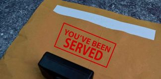 Judge’s SHOCKING Move — Jill Stein WARRANT Rubber stamp on manila envelope with red served notice