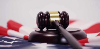 Supreme Court Blocks TRUMP — What The Ruling DIDN’T Say Judge’s gavel on a base over an American flag