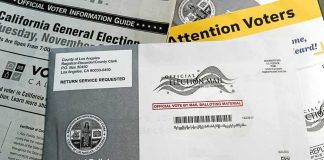 BREAKING — MASSIVE Ballot Fraud Ring EXPOSED on Skid Row Mail-in ballot envelope and voter information materials
