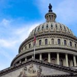 U.S. Capitol dome with American flag