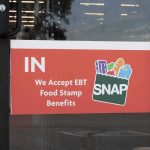 Feds Shopped With Food Stamps — Look What NYC Stores Let Them BUY store door sign about EBT SNAP acceptance