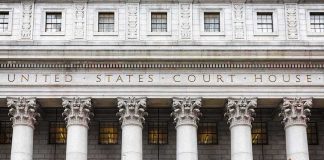 Justice STALLED — 9/11 Trial Punted Again United States courthouse facade with Corinthian columns