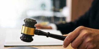Gang Boss CASHED IN On A Murder. What He WROTE Sank Him Judge's hand holding a gavel over a sound block