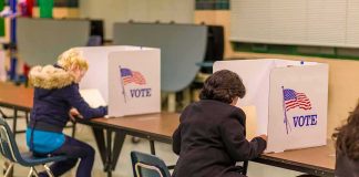 Democrats Won’t Back Their OWN Senate Nominee — Their 3-Word Reason Voters seated at booths filling out ballots in a polling place