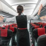 Flight Crew HURT — Actress’s EXCUSE Has A Big HOLE Flight attendant checks overhead bins in empty airplane cabin