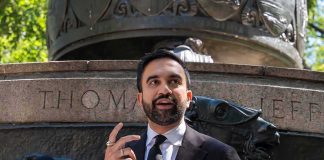 Mamdani Sinks $8.9 MILLION Of City Money Into His IDEOLOGY Zohran Mamdani speaking at an outdoor press conference